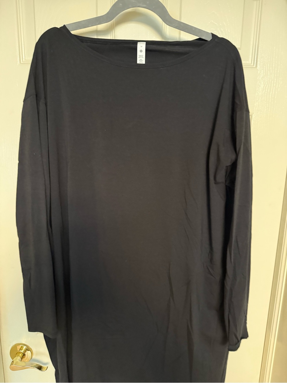 Lululemon Back in Action Long Sleeve Dress - Black - Picture 6 of 8